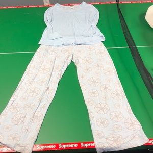 Winter long sleeve sleepwear set